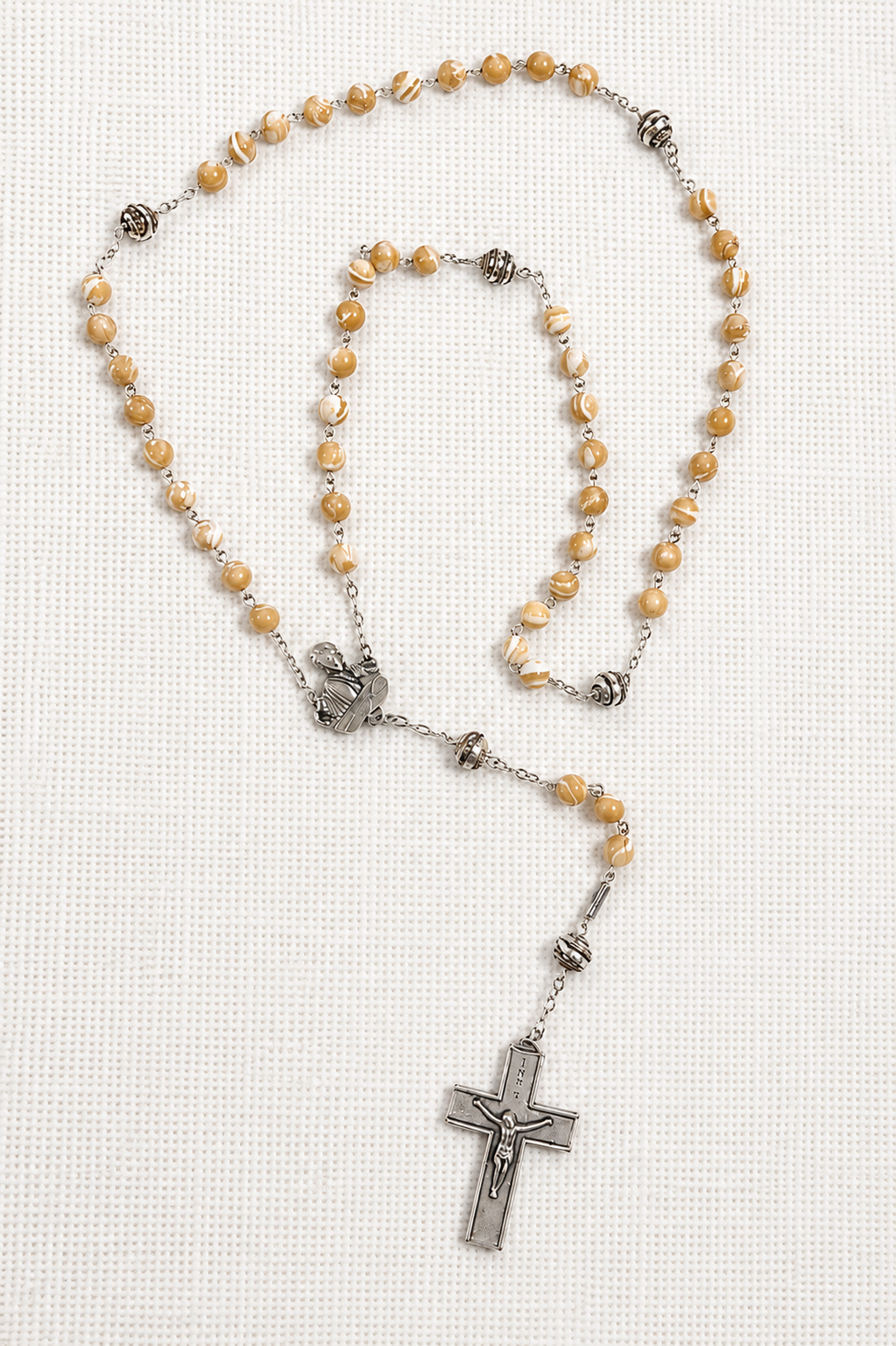 Genuine Pearl Rosary FJS