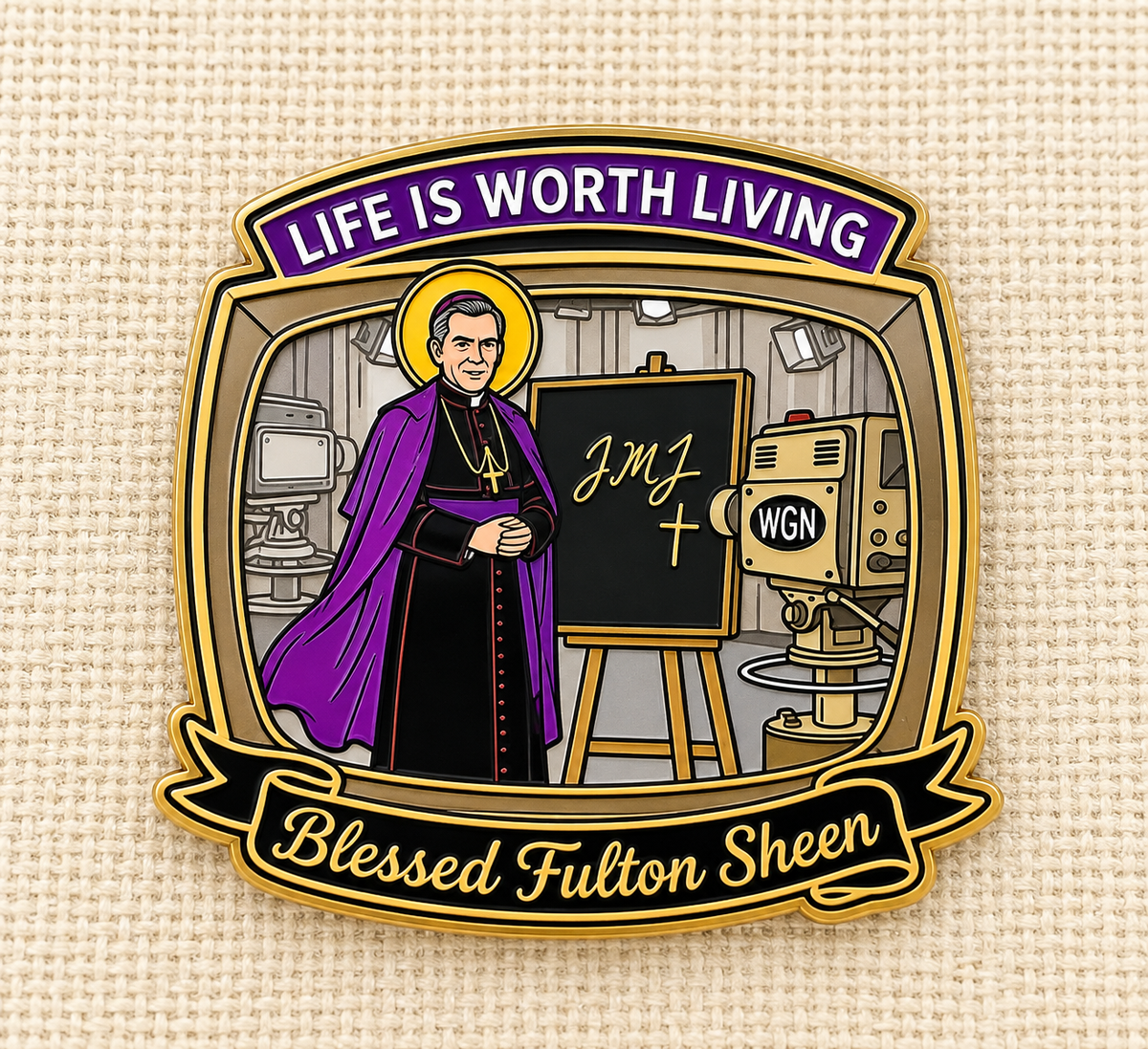 Life Is Worth Living Lapel Pin