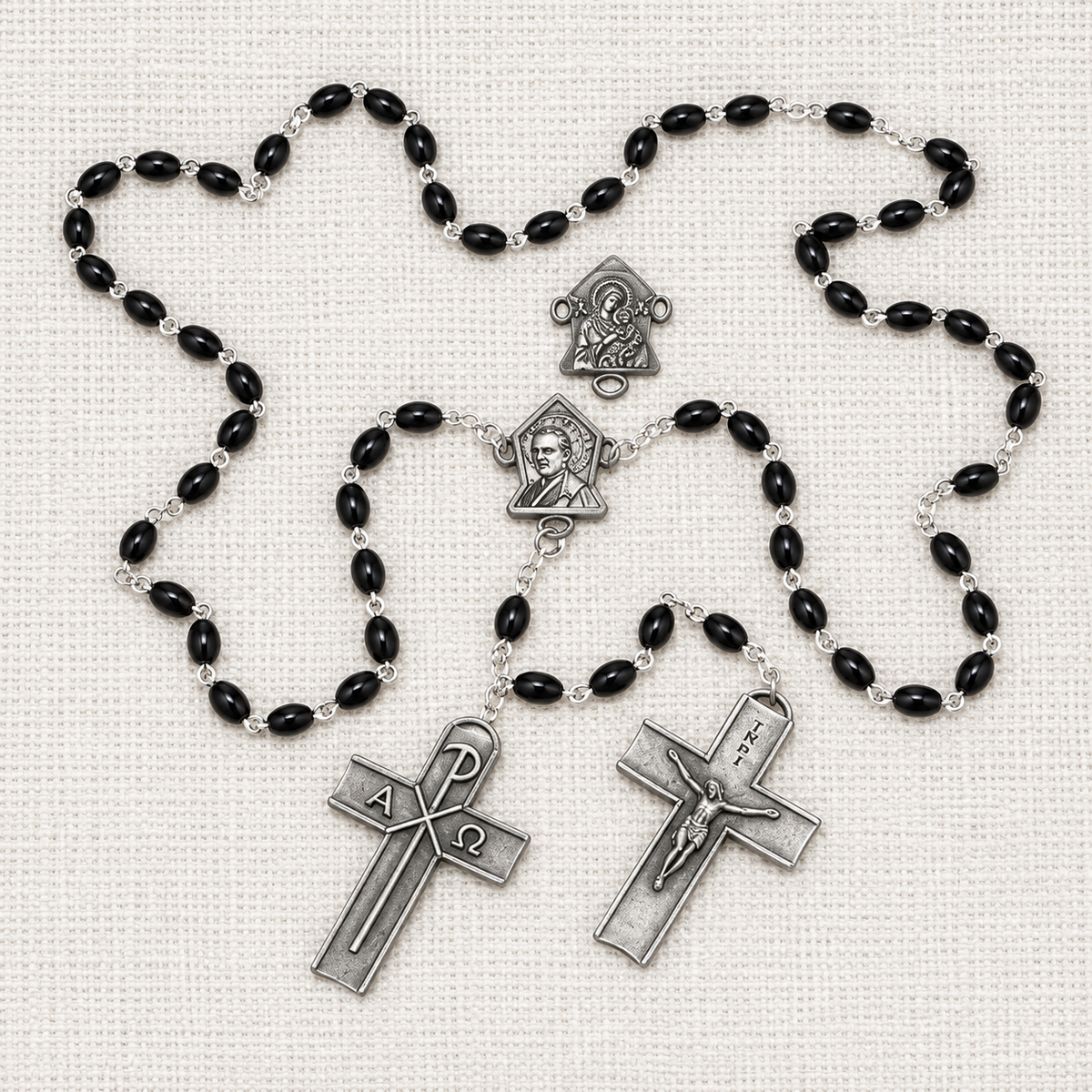 Beatification Rosary - Black