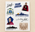 Sheen Sticker Sheet