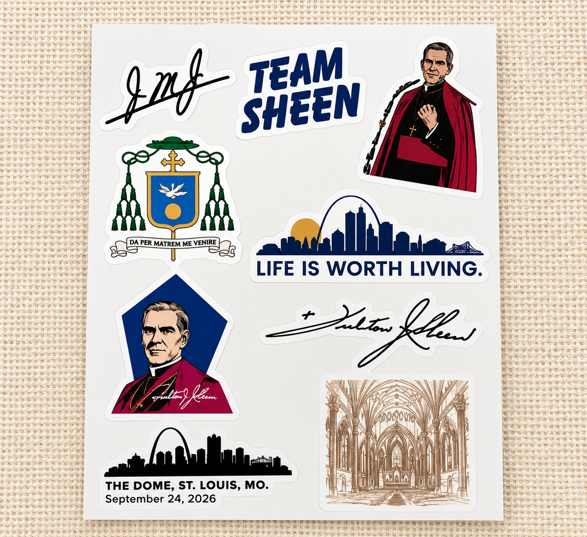 Sheen Sticker Sheet