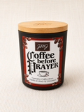Coffee Before Prayer Candle