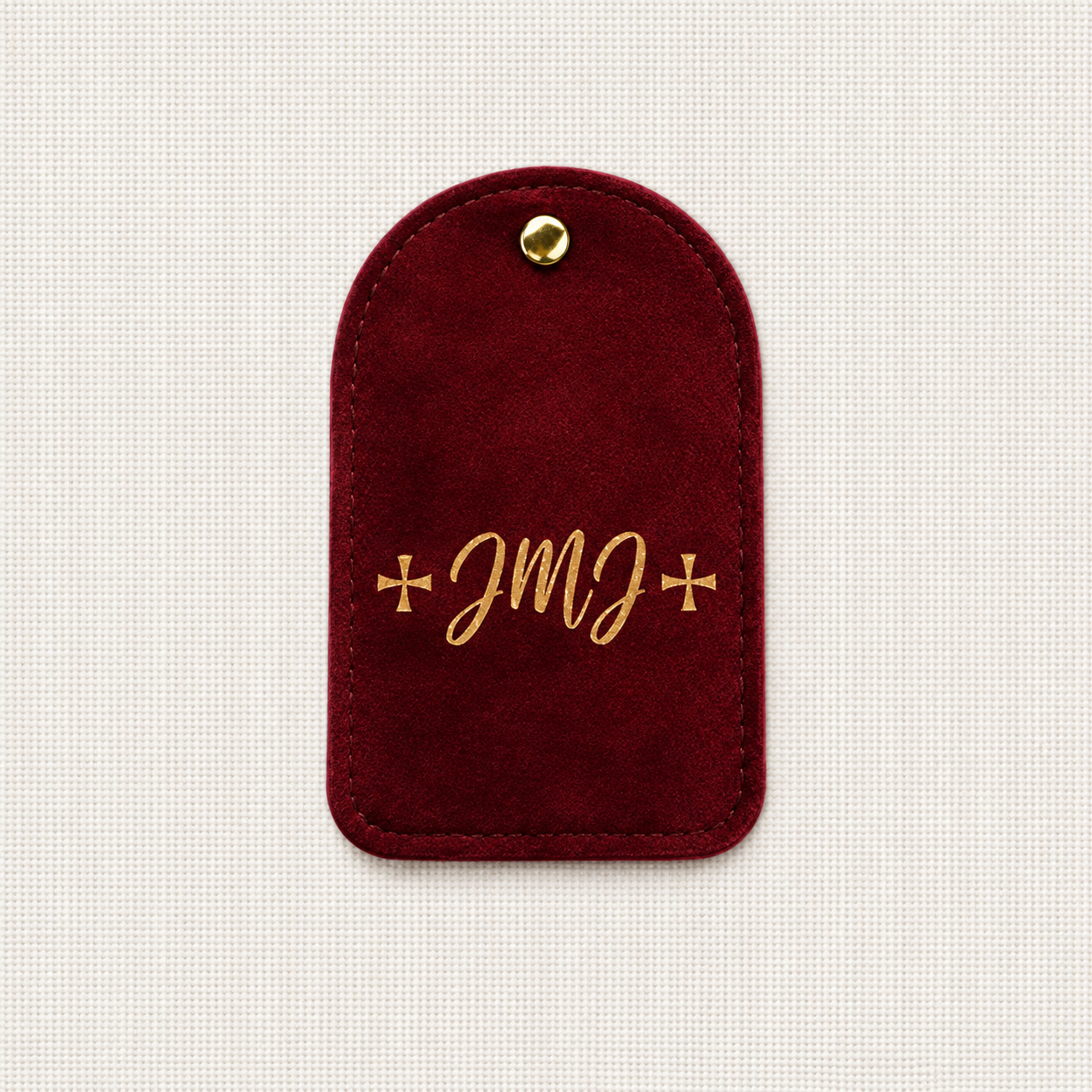 JMJ Velvet Snap Pouch