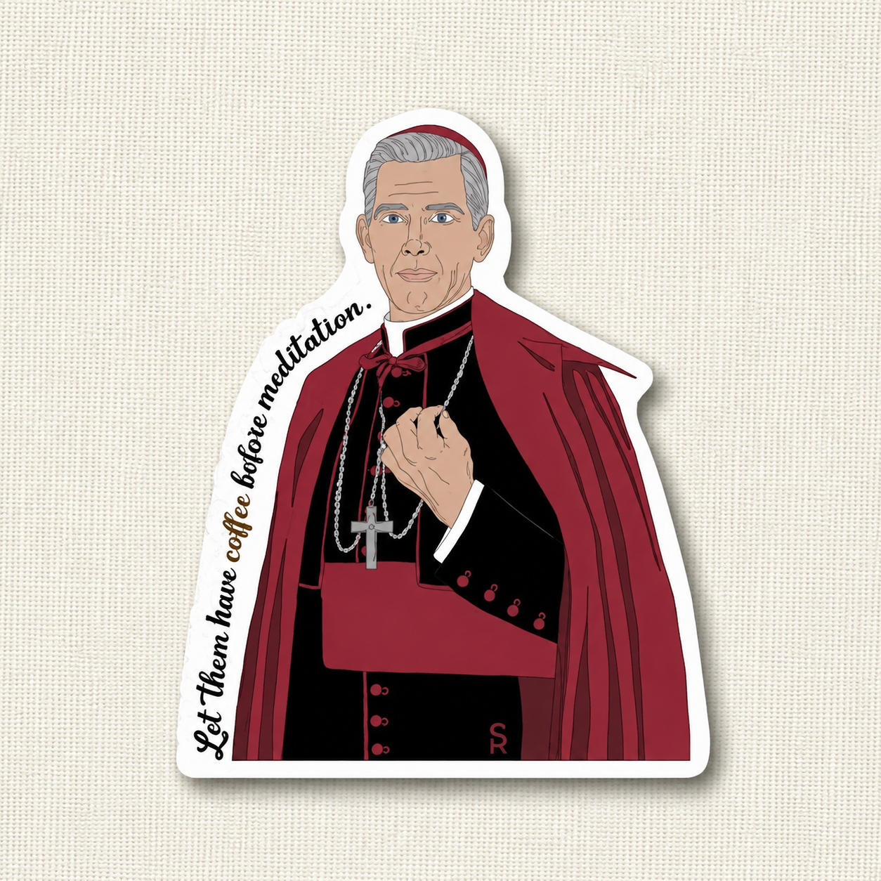 Archbishop Fulton Sheen Sticker