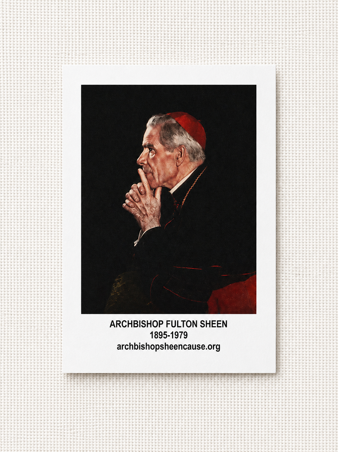 Sheen Prayer Card Color