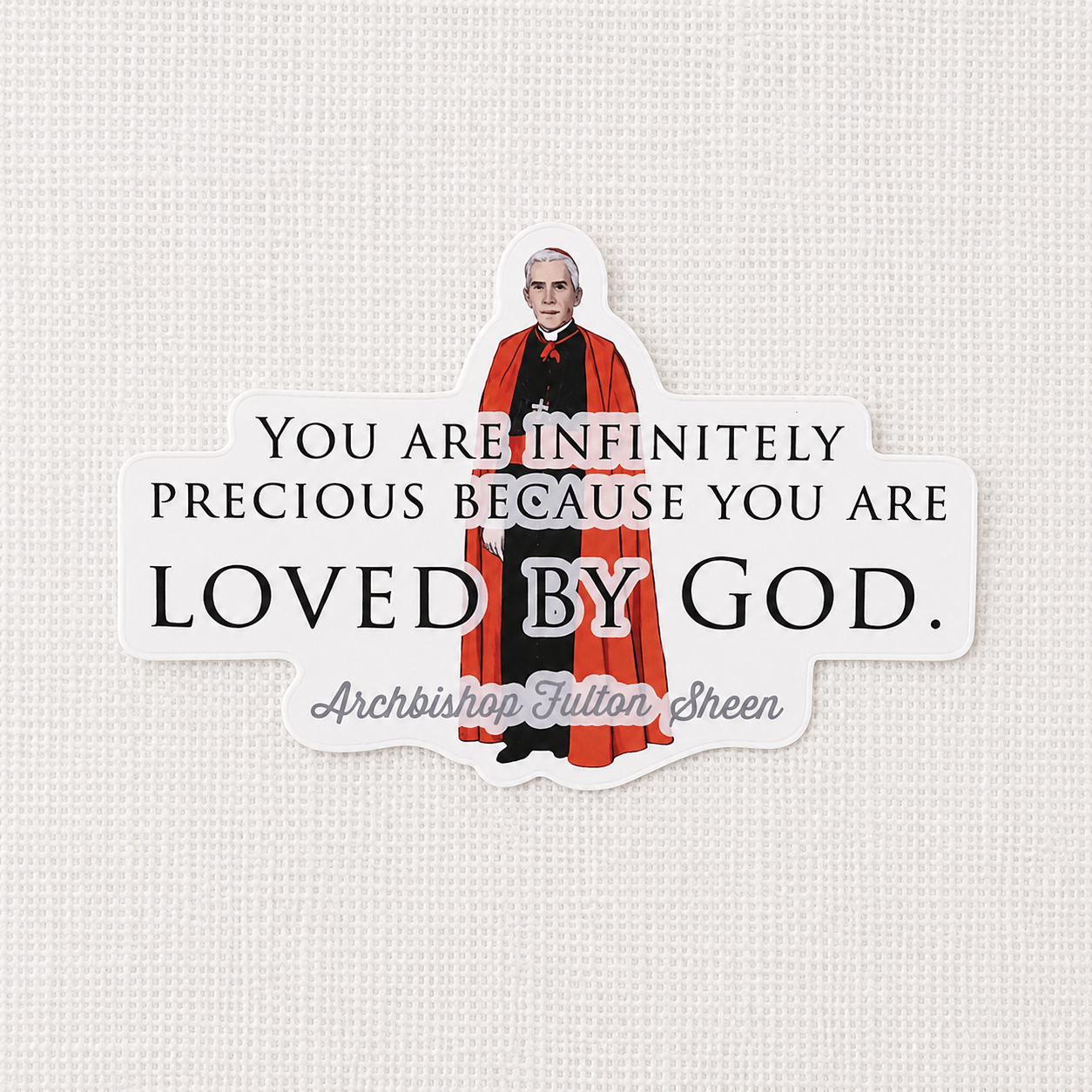 Loved by God decal