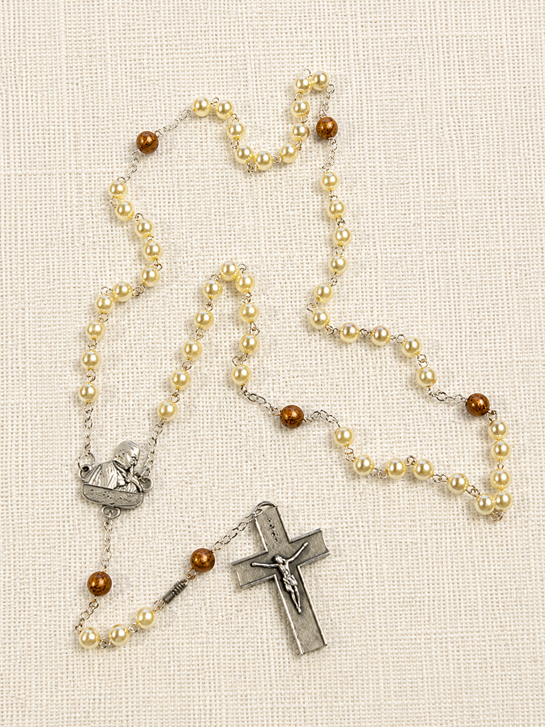 Pearl Rosary FJS